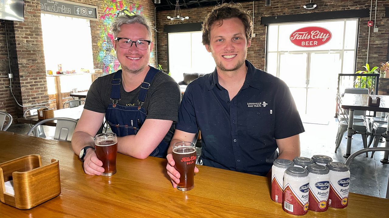 John Ronayne (Left) & Michael Moeller (Right) are co-founders of Louisville Ale Trail (Spectrum News 1/Mason Brighon)